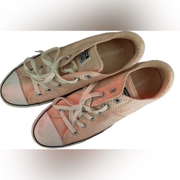 Converse Textured Low Top Light Pink Size Women’s 10 - Picture 3 of 5